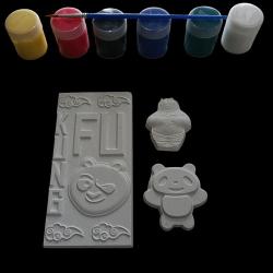 KIT PINTURA GESSO KUNG FU PANDA