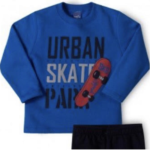 CONJUNTO BLUSA SKATE E CALA DE MOLETOM