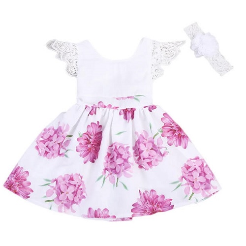 VESTIDO BRANCO FLOR LILS