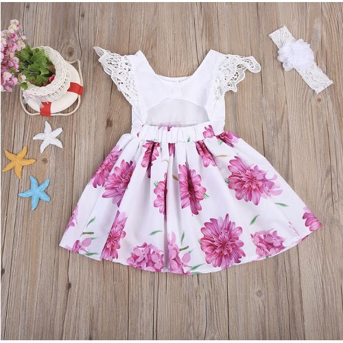 VESTIDO BRANCO FLOR LILS